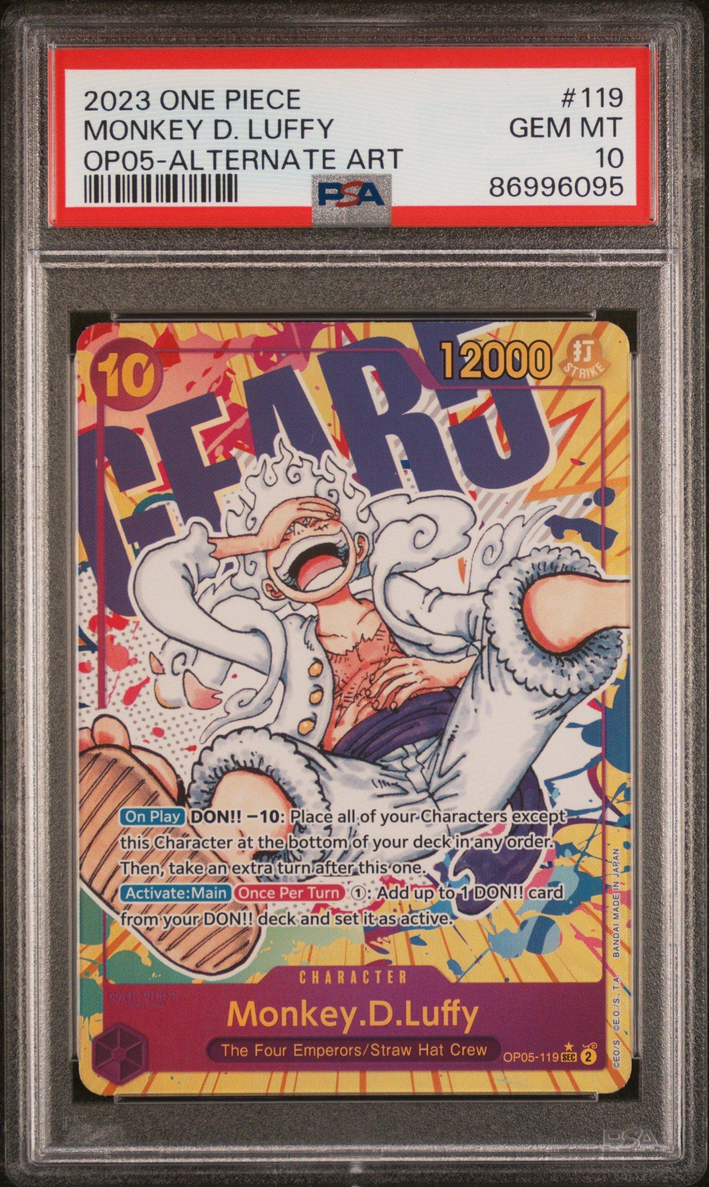 Monkey D. Luffy PSA 10